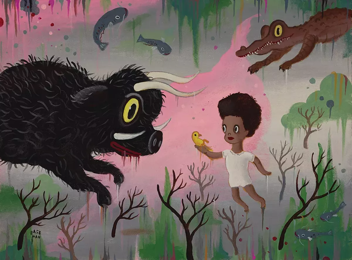 Image: Gary Baseman, “Beasts of the Southern Wild,” 2017.