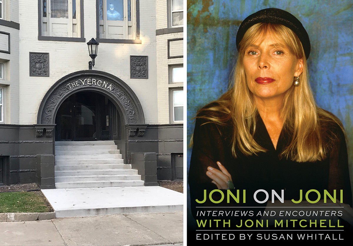 Joni Mitchell lived in an apartment in the Verona in Detroit’s Cass Corridor early in her career.