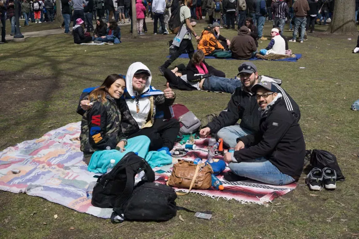 Image: With its annual Hash Bash, Ann Arbor has been at the forefront of relaxed rules on public marijuana use.
