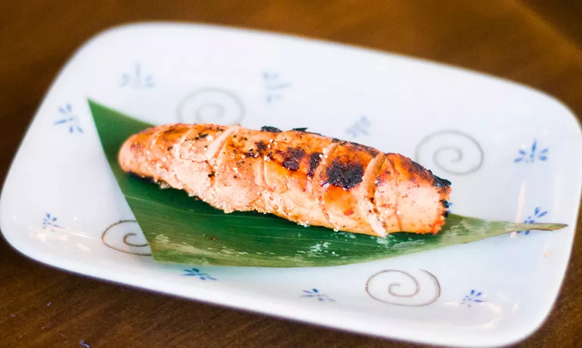 Image: Oroshi mentaiko (grilled cod roe).