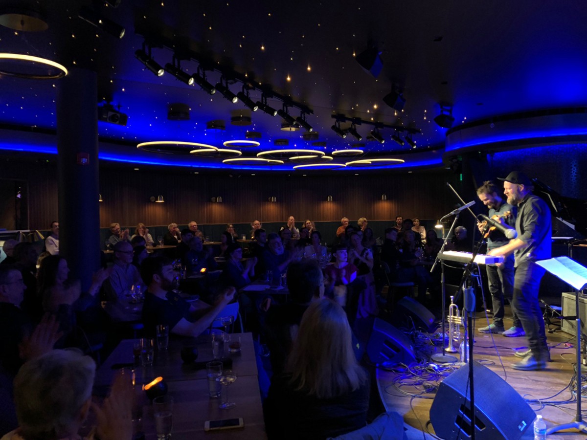 Mathias Eick performed at a soft launch for Ann Arbor's new Blue Llama Jazz Club.