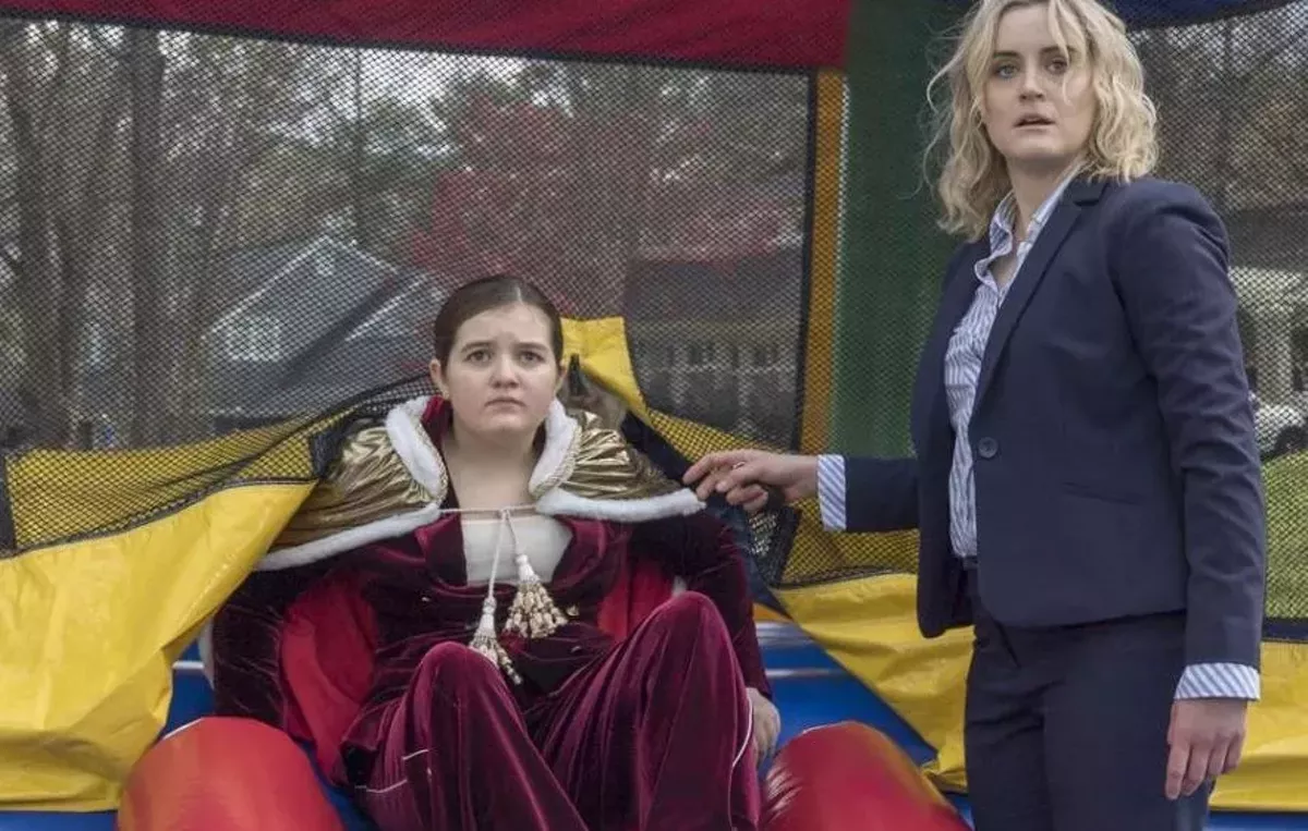 Image: Bryn Vale and Taylor Schilling in Family.