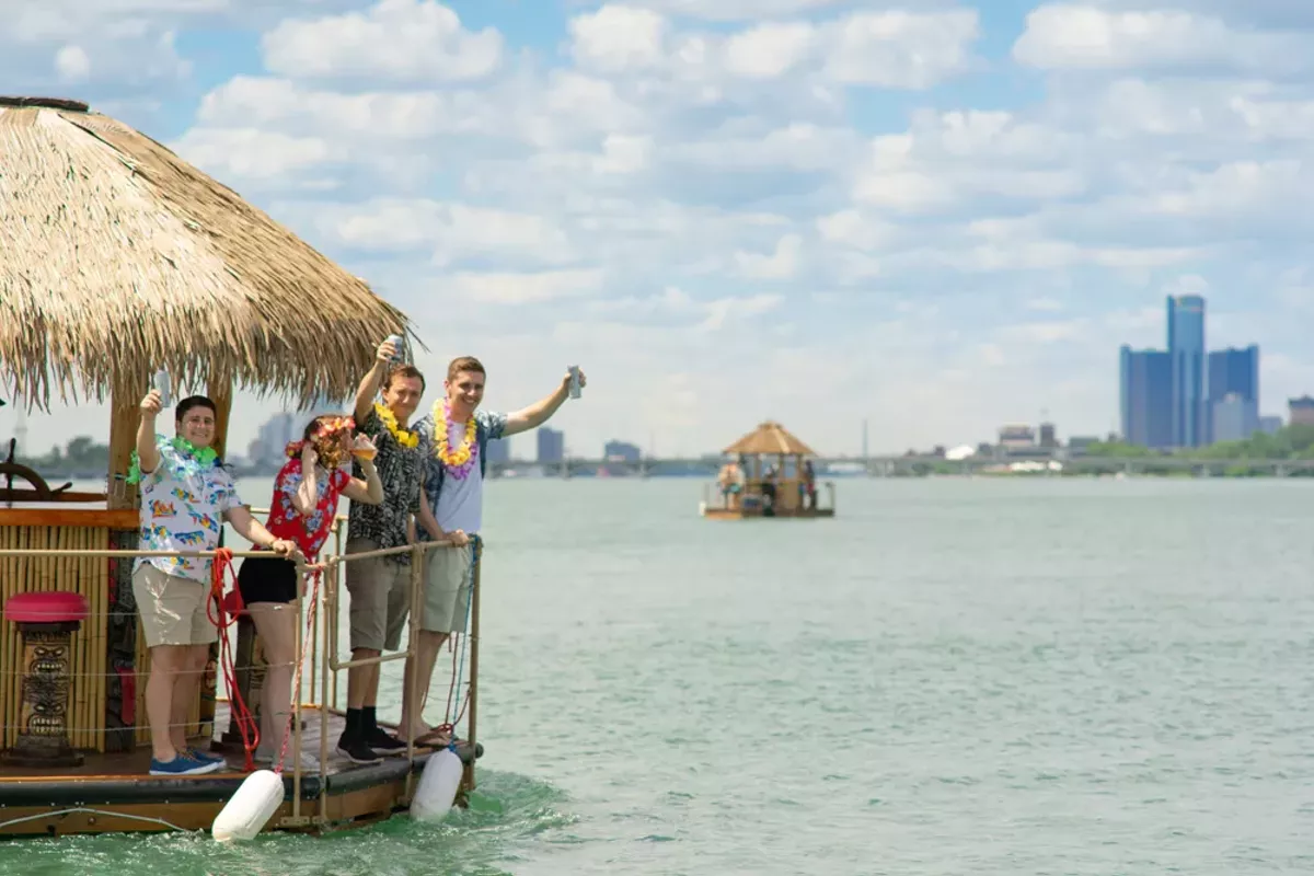 Image: Tiki boats have arrived on Detroit’s shore — so we tried one out