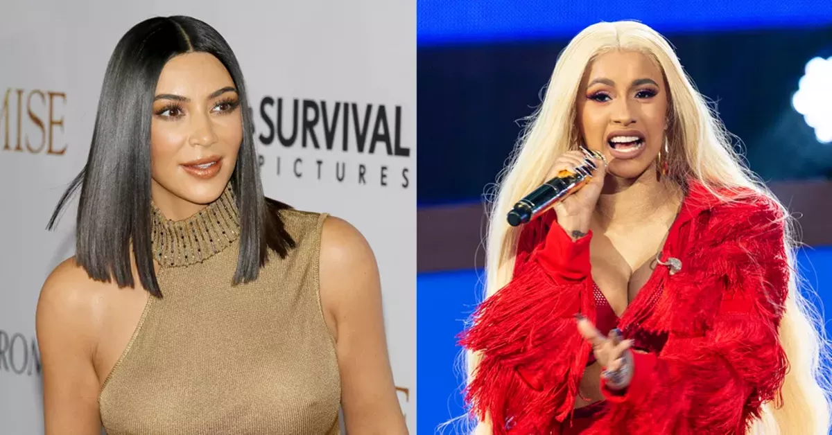Image: Project Censored cites Cardi B and Kim Kardashian as prime examples of "junk food news." The issues they address on their platforms are generally inane and inconsequential — until they post something that isn't.