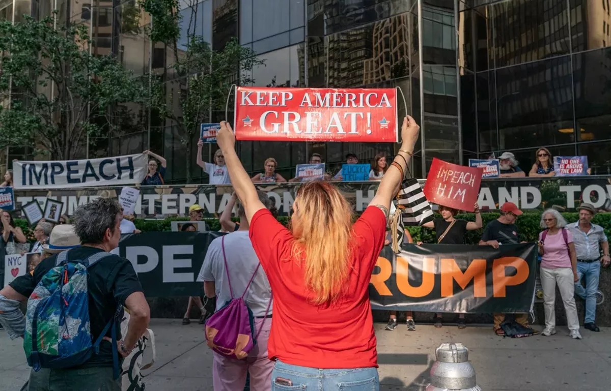 Image: About 90 percent of Republicans oppose impeaching President Donald Trump.