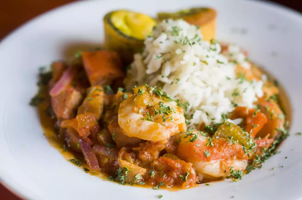 Image: Jambalaya from Brush Street Stadium Deli.