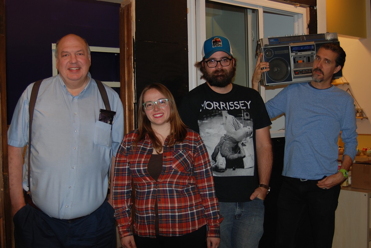 From left to right: Keith Fraley, Michelle Mirowski, Dave Phillips, Jeremy Olstyn.