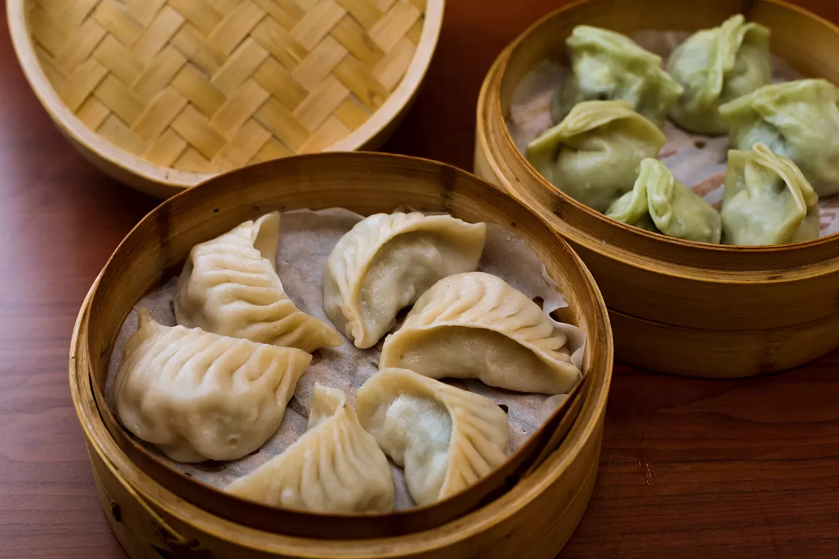 Dumplings from Shanghai Bistro.