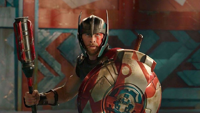 Chris Hemsworth in Thor: Ragnarok.