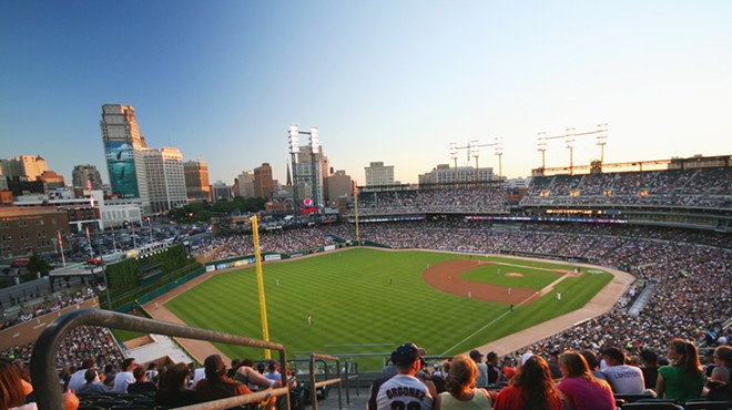 Comerica Park will probably look a lot more empty than this on Opening Day 2018.