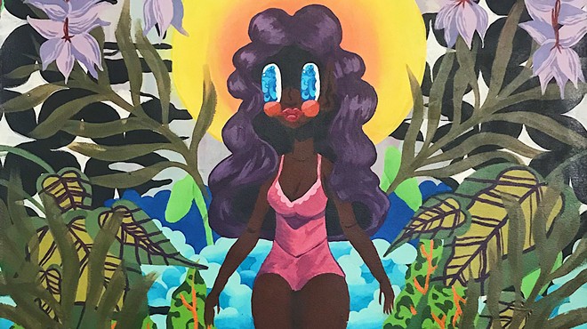 Artist Paul Johnson critiques media depictions of African American women in 'Sambo Princess' exhibition