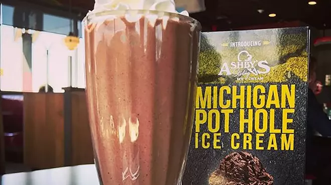 Image: 'Pot hole' ice cream to help Michigan eat its way to a less bumpy commute