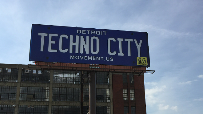 New Movement billboard proclaims we are 'Detroit Techno City'