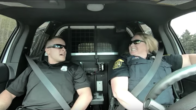 Shelby Twp. police deliver police car karaoke after Twitter campaign success