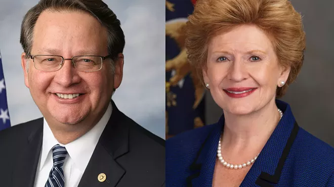 Michigan's Democrat Senators, Gary Peters and Debbie Stabenow.