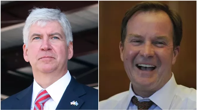 Image: Michigan GOP divided as Snyder avoids endorsing Schuette