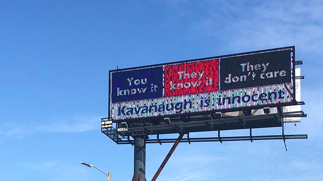 We talked to the guy who put a 'Kavanaugh is innocent' billboard in Detroit