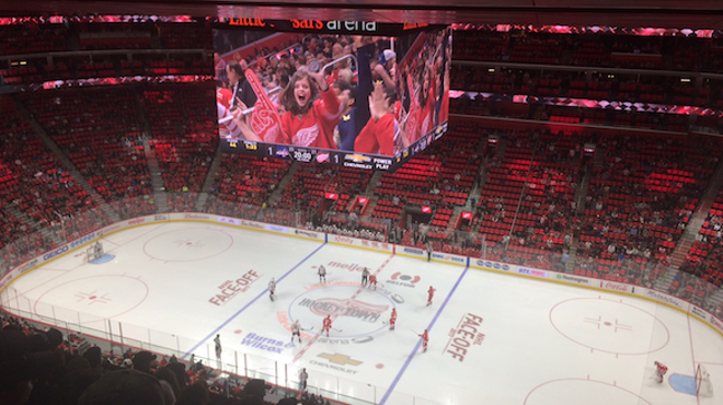Little Caesars Arena is getting rid of its red seats