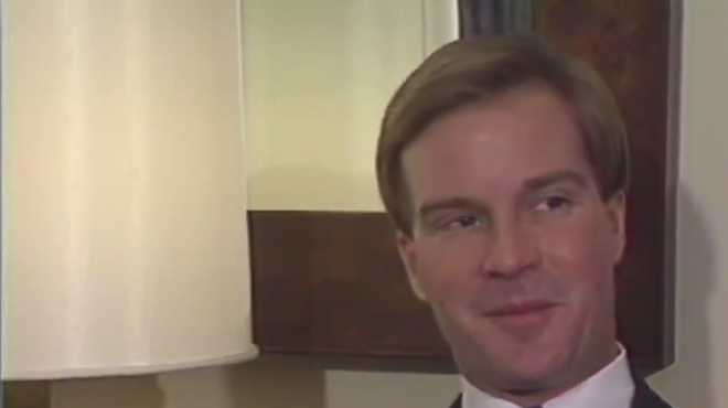 Well, here's Bill Schuette being creepy as hell to a woman in 1989