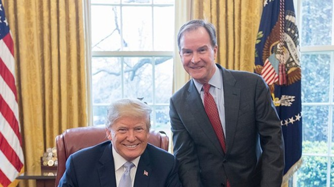 Bill Schuette in the Oval Office with president Trump.