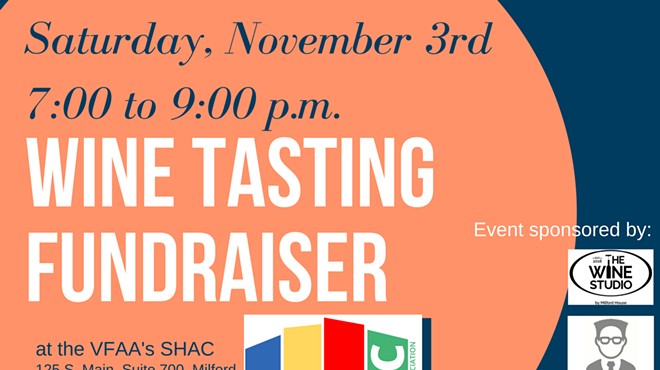 Wine Tasting Fundraiser for Milford's Suzanne Haskew Arts Center (SHAC)