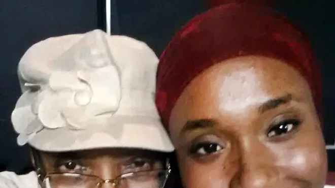 Siwatu-Salama Ra (right) and her mother, Rhonda Anderson.