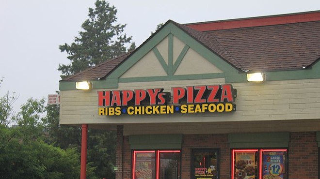 A Happy's Pizza franchise location in Ypsilanti Twp.
