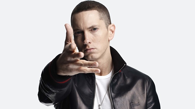 Eminem puts NRA on blast during iHeartRadio Music Award performance