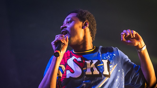 Danny Brown performing at the Majestic Theatre, 2018.