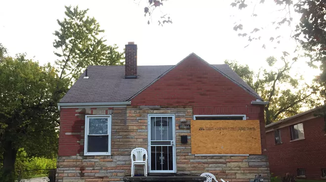 The Dickerson family home in Detroit's Conant Gardens neighborhood.