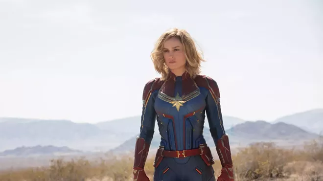 Image: Review: 'Captain Marvel' has a dash of '90s girl power, but mostly exists to serve Disney's quest for domination