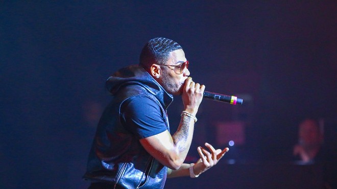 Nelly performing at Sound Board in 2018.
