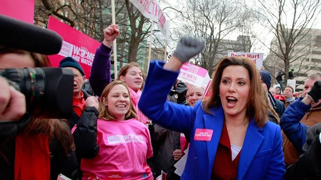 Whitmer to speak at UM commencement on May 4, hopefully with just as much fist pumping.