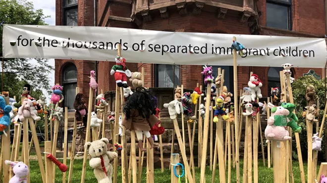 Image: Poignant exhibit in Detroit honors 'thousands of separated immigrant children'