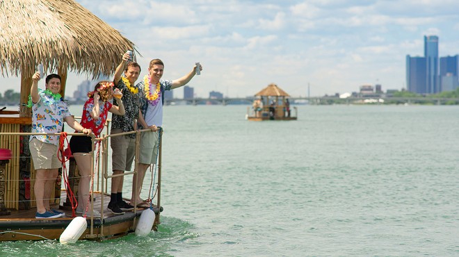Tiki boats have arrived on Detroit’s shore — so we tried one out