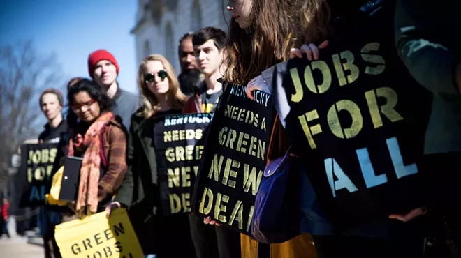 Progressives at a recent rally in Washington D.C.