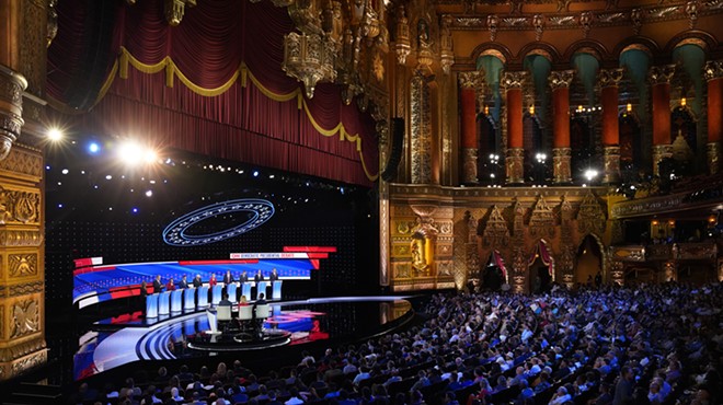 In many ways, Detroit's theater and sports district was the perfect venue for CNN's debate.