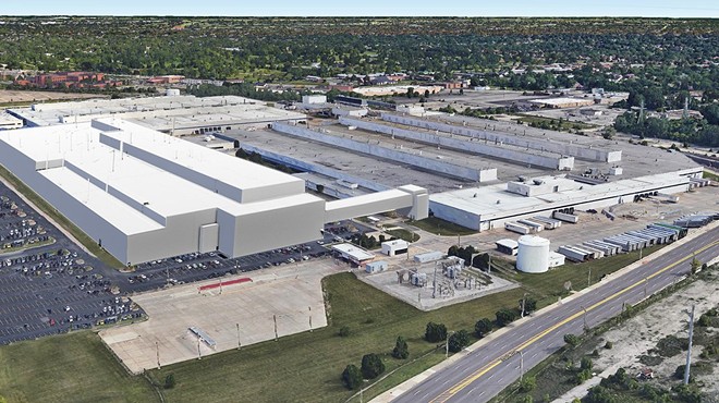 Rendering of the Fiat Chrysler Automobiles assembly plant.