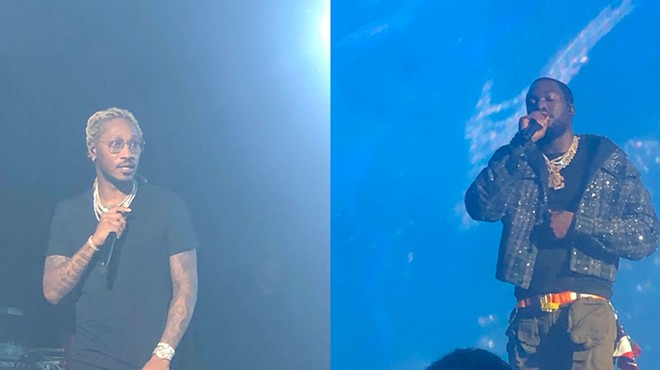 Meek Mill, Future, YG, and DJ Mustard brought their Legendary Nights tour to the DTE Energy Music Theatre