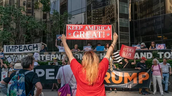 About 90 percent of Republicans oppose impeaching President Donald Trump.