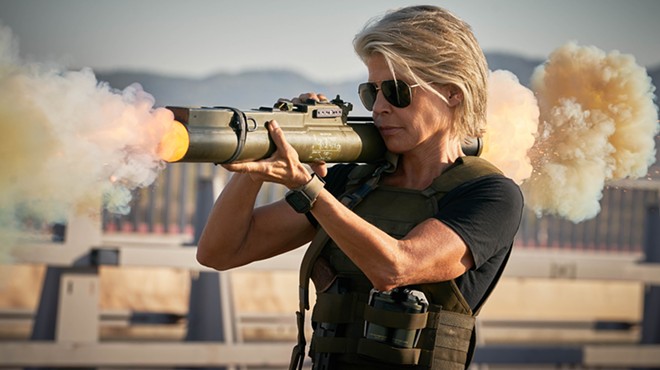 Linda Hamilton stars in Terminator: Dark Fate.