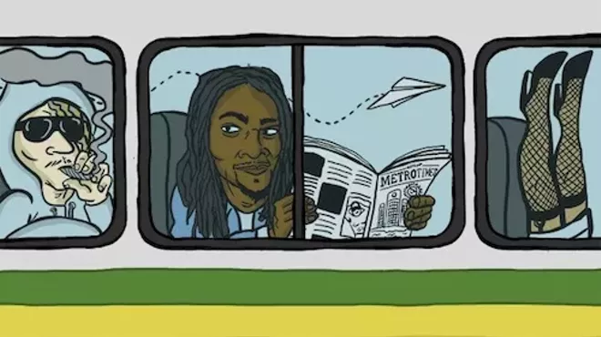 Image: Riding the bus with Gary Winslow: Frontin'