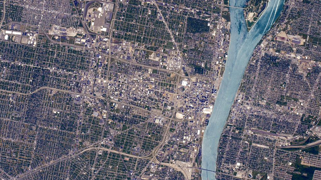 Photo of the Day: Detroit from space