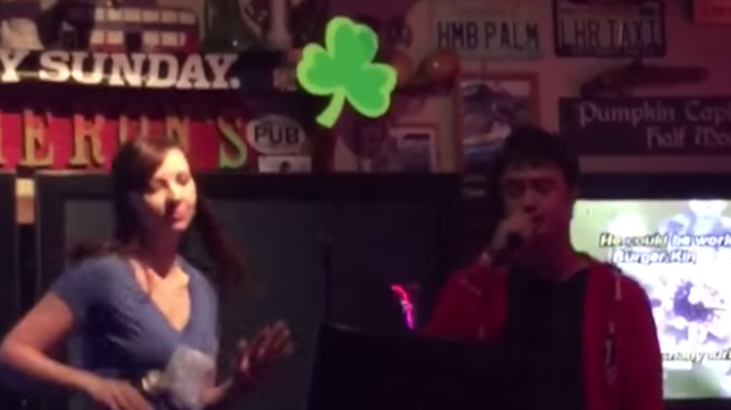 Here's Daniel Radcliffe rapping 'The Real Slim Shady' at karaoke