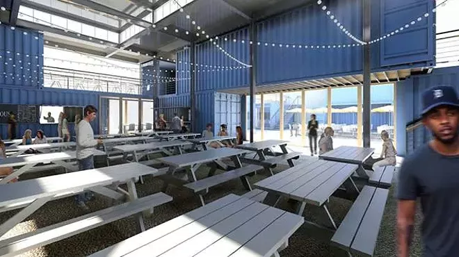 Image: Shipping container food hall coming to Cass Corridor