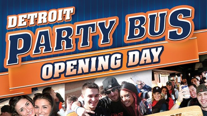 Tigers Opening Day Party Bus