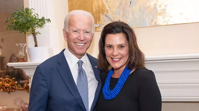 Image: Gov. Whitmer changes mind, endorses Biden before Michigan's primary race