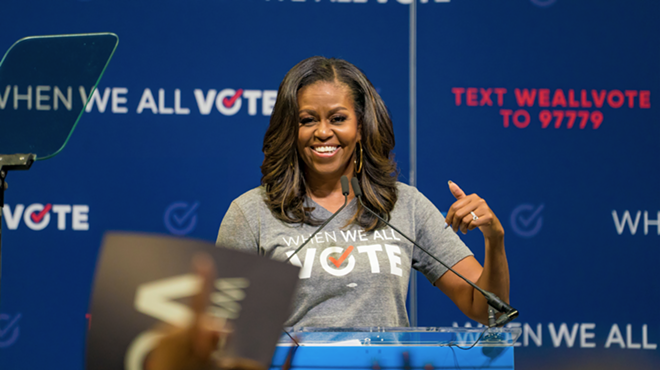 Michelle Obama brings voting participation rally to Detroit after Michigan primary