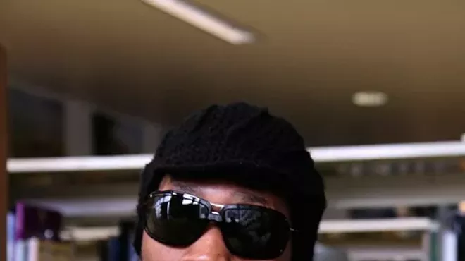 RZA at the Hip Hop Chess Federation Tournament at the O'Connel High School in San Francisco, 2009. Photo by Irina Slutsky