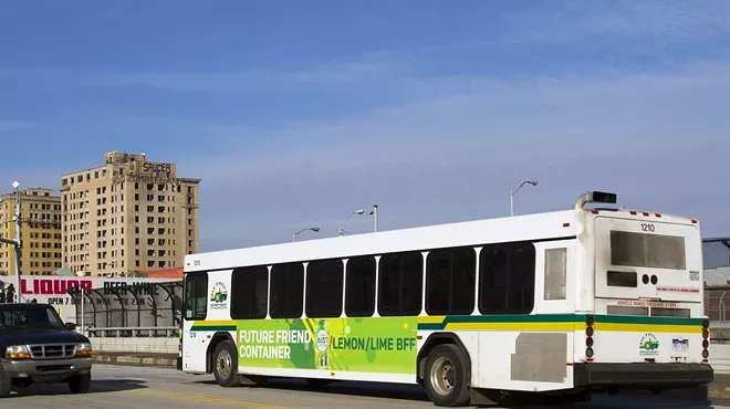 DDOT bus in Detroit.